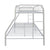 ACME Tritan White Twin/Full Bunk Bed Model 02053WH