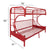 ACME Eclipse Red Twin/Full/Futon Bunk Bed Model 02091W-RD