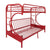 ACME Eclipse Red Twin/Full/Futon Bunk Bed Model 02091W-RD
