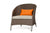 Divani Casa Zamora Outdoor Brown Sofa Set