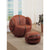 ACME All Star Basketball: Brown & Black Accent Chair Model 5527