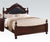 ACME Gwyneth Black PU & Cherry California King Bed Model 21874CK_KIT