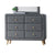ACME Valda Light Gray Fabric Dresser Model 24525