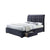 ACME Drorit Dark Gray Fabric Queen Bed Model 25680Q