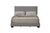 ACME Leandros Light Gray Fabric Queen Bed Model 27430Q