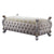 ACME Picardy Fabric & Antique Pearl Bench Model 27886