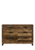 ACME Morales Rustic Oak Finish Dresser Model 28595