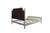 ACME House Marchese Beige PU & Pearl Gray Finish Queen Bed Model 28890Q