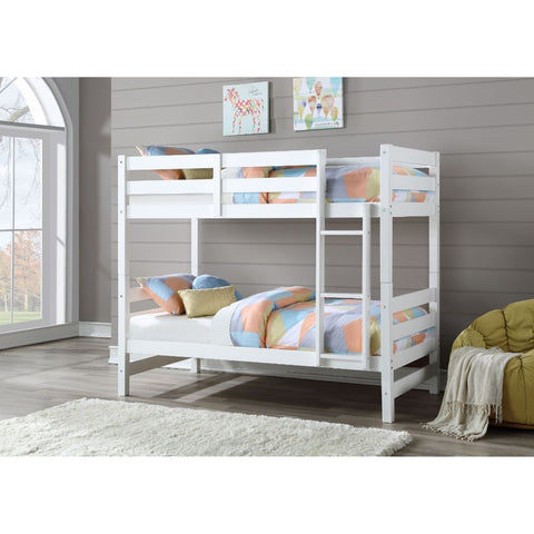 ACME Ronnie White Twin/Twin Bunk Bed Model 37785