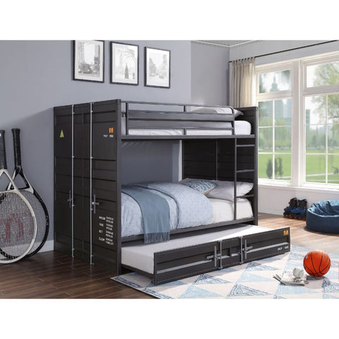 ACME Cargo Gunmetal Bunk Bed Model 37895