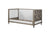 ACME Artesia Tan Fabric & Salvaged Natural Finish Daybed Model 39710