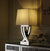 ACME Noralie Mirrored & Faux Diamonds Table Lamp Model 40241