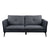 ACME Harun Gray Fabric & PU Sofa Model 51490