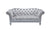 ACME Dixie Metallic Silver Loveseat Model 52781