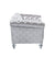 ACME Dixie Metallic Silver Loveseat Model 52781