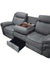 ACME Zubaida 2-Tone Gray Velvet Sofa Model 55025