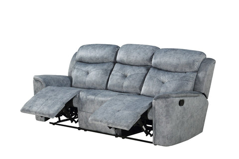 ACME Mariana Silver Gray Fabric Sofa Model 55030