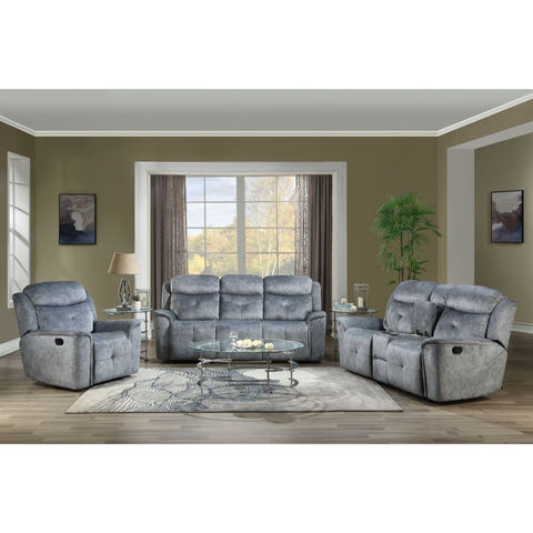 ACME Mariana Silver Gray Fabric Sofa Model 55030