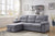 ACME Nazli Gray Fabric Sectional Sofa Model 55525