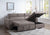 ACME Haruko Light Brown Fabric Sectional Sofa Model 55535