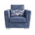 ACME Emilia 2-Tone Blue Fabric Chair Model 56027