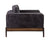 ACME Silchester Antique Ebony Top Grain Leather Sofa Model 56505