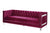 ACME Heibero Burgundy Velvet Sofa Model 56895