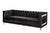 ACME Heibero Black Velvet Sofa Model 56995