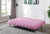 ACME Yolandi Pink Velvet & Dark Walnut Finish Futon Model 57200