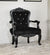 ACME Pascal Black Frame & PU Accent Chair Model 59131