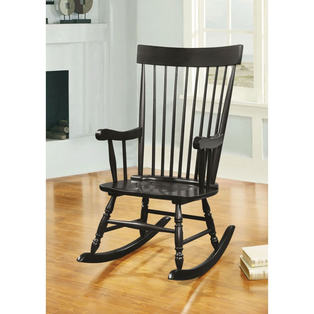 ACME Arlo Black Rocking Chair Model 59297– KAMROX