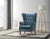 ACME Adonis Azure Blue Velvet Accent Chair Model 59518