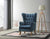 ACME Adonis Azure Blue Velvet Accent Chair Model 59518