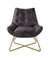 ACME Dhalsim Antique Ebony Top Grain Leather Accent Chair Model 59666