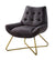 ACME Dhalsim Antique Ebony Top Grain Leather Accent Chair Model 59666