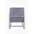 ACME Tasmine Gray Velvet & Chrome Accent Chair Model 59812