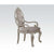 ACME Ragenardus Fabric & Antique White Chair Model 61283
