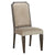 ACME Peregrine Fabric & Walnut Side Chair Model 67992