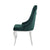 ACME Dekel Green Fabric & Stainless Steel Side Chair Model 70142