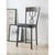 ACME LynLee Espresso PU & Dark Bronze Counter Height Chair Model 70337