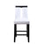 ACME Bernice White PU & Black Counter Height Chair Model 70657