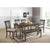 ACME Claudia II Weathered Gray Dining Table Model 71880