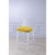 ACME Nadie II Yellow Velvet & Chrome Counter Height Chair Model 72174