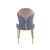 ACME Caolan Tan, Lavender Fabric & Gold Side Chair Model 72469