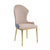 ACME Caolan Tan, Lavender Fabric & Gold Side Chair Model 72469