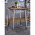 ACME Nadie Oak & Chrome Bar Table Model 72595