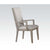 ACME Rocky Fabric & Gray Oak Chair Model 72863