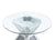 ACME Noralie Clear Glass, Mirrored & Faux Diamonds Dining Table Model 72960
