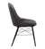 ACME Abraham Gray Fabric & Black Finish Side Chair Model 74016