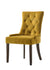 ACME Farren Yellow Velvet & Espresso Finish Side Chair Model 77163
